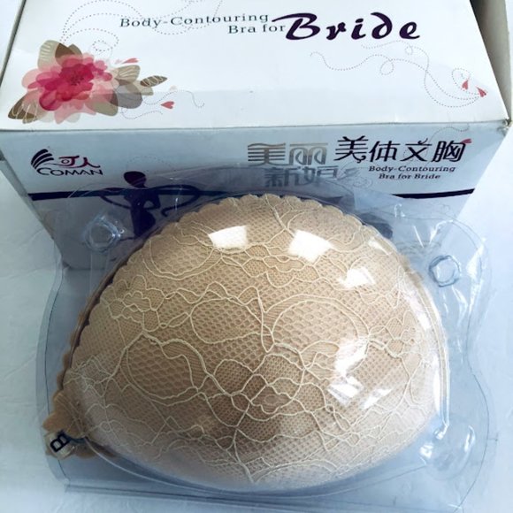 Front laced Self Adhesive Push Up Bra B cup NIB - Picture 2 of 12